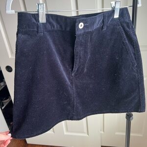 Uniqlo Comptoir Des Cotonniers Black Corduroy Skirt